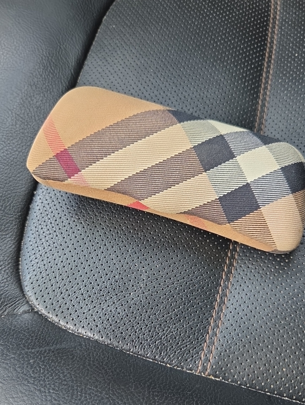 Burberry glasses case.